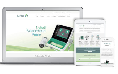 Ny webbplats för Allytec.se