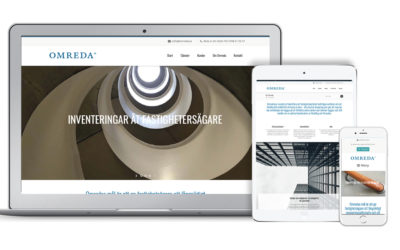 Ny webbsida för företaget Omreda